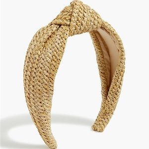 J. Crew Knot Headband | J. Crew Rattan Straw Headband for Summer